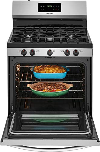 Stainless Steel 30" Gas Range with 5 Burners