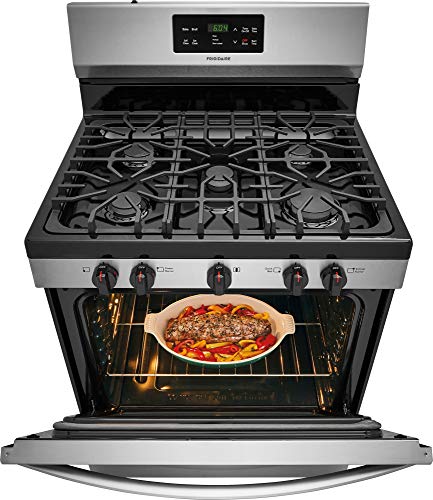Stainless Steel 30" Gas Range with 5 Burners