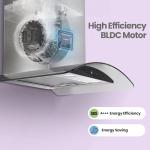 Stainless Steel 60cm Range Hood with LED Light