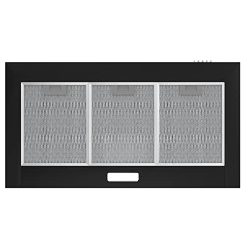 Ciarra 90cm Black Chimney Range Hood