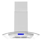 Island Mount Range Hood with Soft Touch Controls