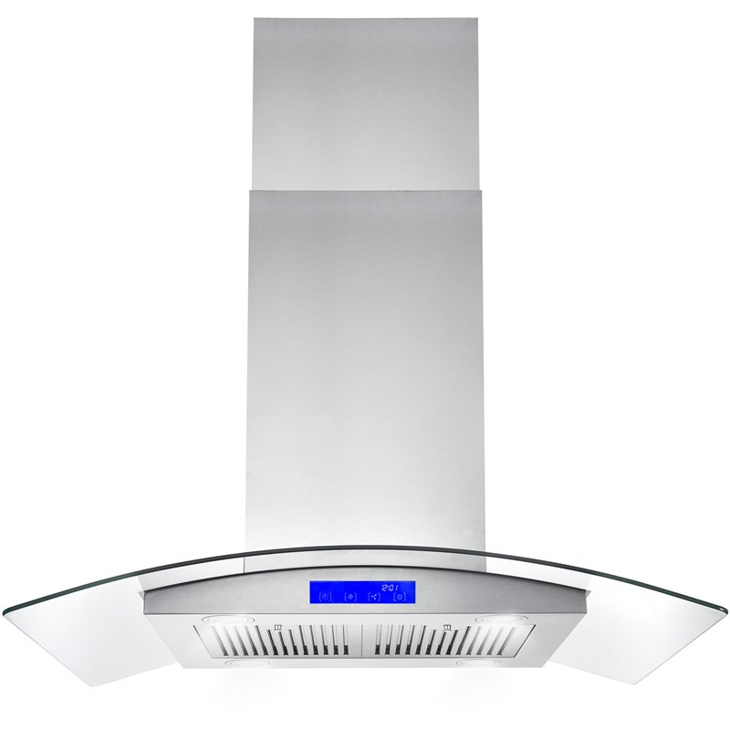 Cosmo 36" Stainless Steel Island Range Hood