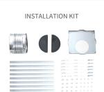 36" Island Range Hood with 3 Speed Fan