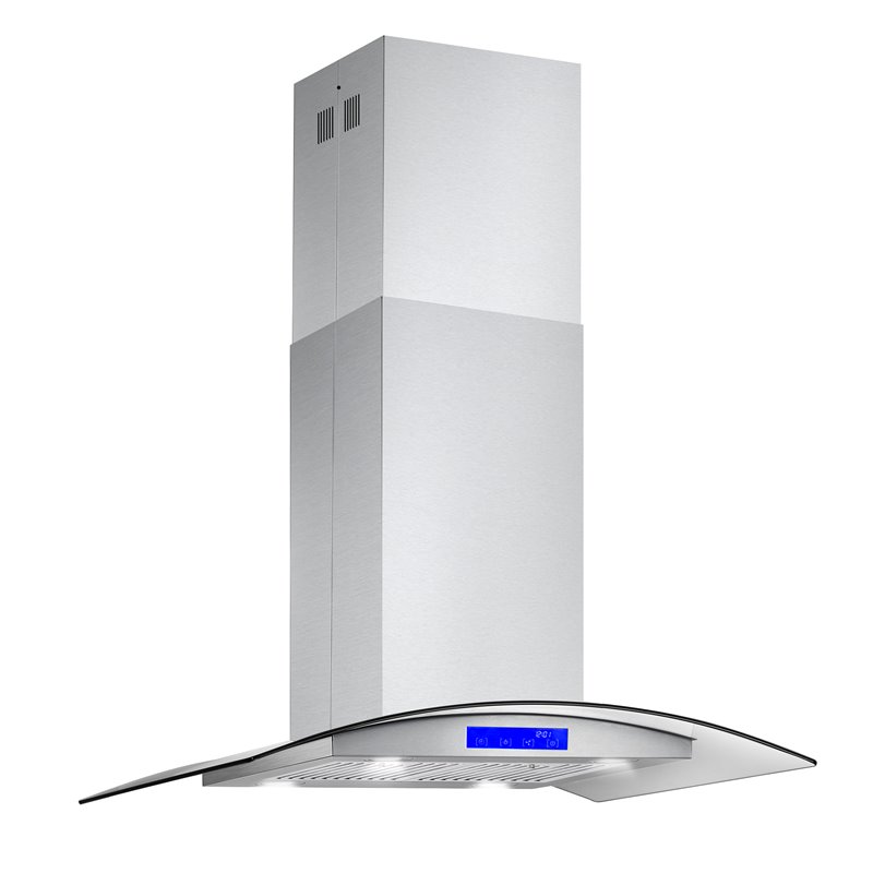 Cosmo 36" Stainless Steel Island Range Hood