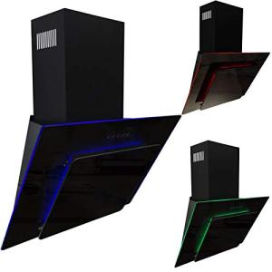 SIA AGE61BL 60cm Black Glass Cooker Hood