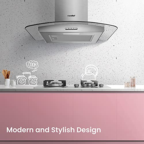 GLAV17SS-60 60cm Chimney Cooker Hood with LED Light