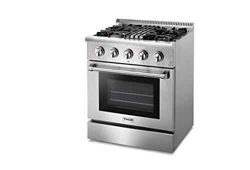 Thorkitchen 30" Dual Fuel Range with Convection Fan