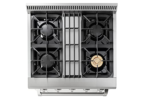 Thorkitchen 30" Dual Fuel Range with Convection Fan