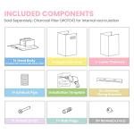 60cm Stainless Steel Chimney Cooker Hood with LED Light