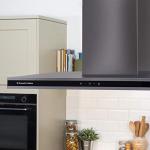 Russell Hobbs Island Cooker Hood - Dark Steel
