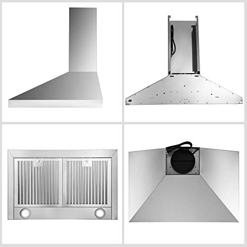 30" Stainless Steel Range Hood with Touch Control