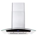 30" Wall Mount Range Hood with LED Lights