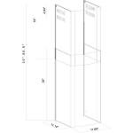 Stainless Steel Chimney Extension for Range Hood