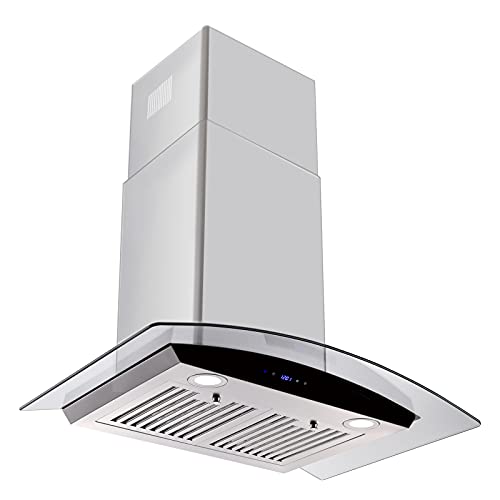 30" Wall Mount Range Hood with LED Lights