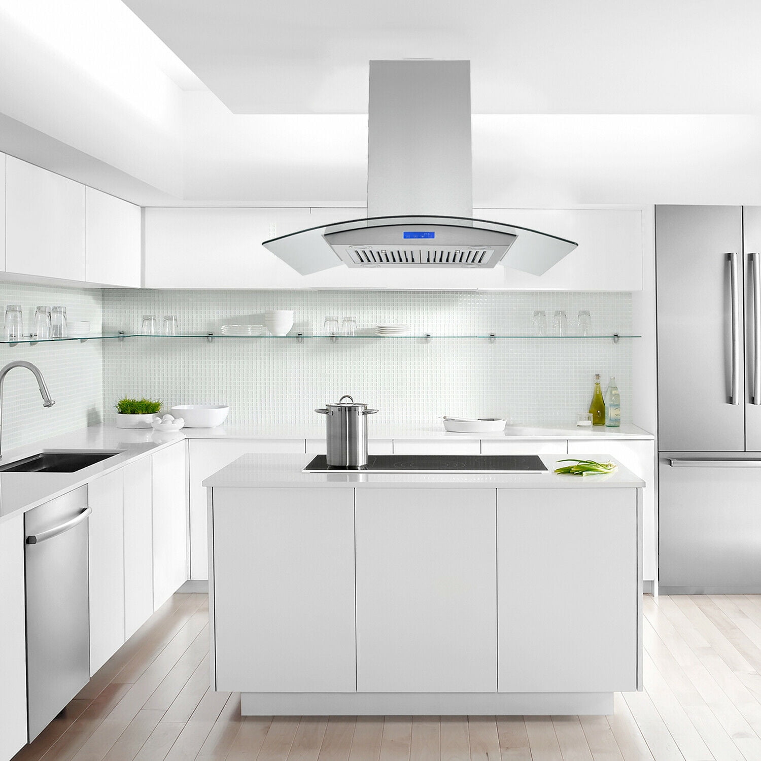 36" Island Range Hood with Touch Control