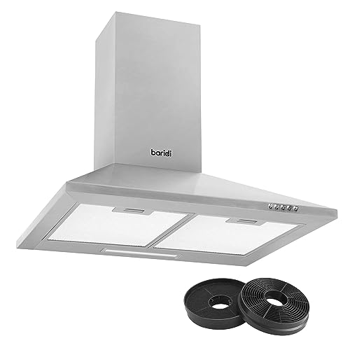 Baridi 60cm Cooker Hood with Carbon Filters