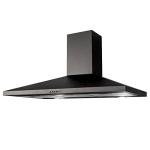 90cm Black Pyramid Style Cooker Extractor Hood