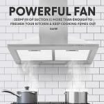 Baridi 60cm Cooker Hood with Carbon Filters