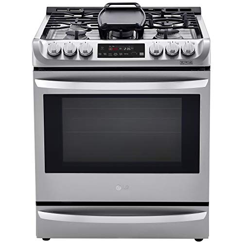LG Slide-In Dual Fuel Range, Stainless Steel