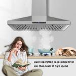 30" Stainless Steel Range Hood with 500CFM