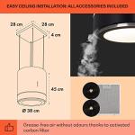 Klarstein Island Cooker Hood with LED Lighting