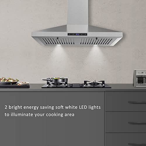 30" Stainless Steel Range Hood with 500CFM