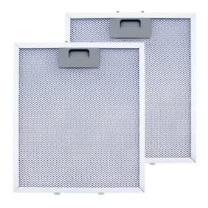 2-Pack Aluminum Mesh Range Hood Filter Replacement