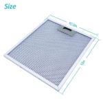 2-Pack Aluminum Mesh Range Hood Filter Replacement