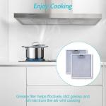 2-Pack Aluminum Mesh Range Hood Filter Replacement