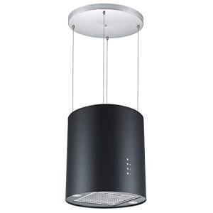 Black Island Cooker Hood Extractor Fan - Cookology
