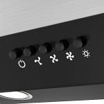 CIARRA Angled Cooker Hood with Carbon Filters & LED Lights