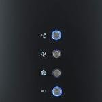 Black Island Cooker Hood Extractor Fan - Cookology