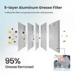 60cm Stainless Steel Chimney Cooker Hood with LED