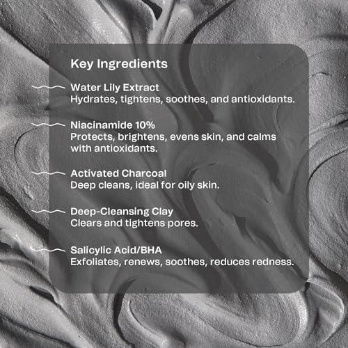 Clarifying Charcoal Mud Mask for All Skin Types