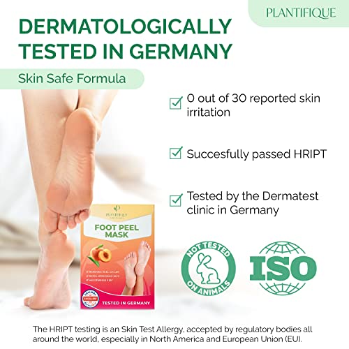 Plantifique Foot Peel Mask for Soft, Smooth Feet