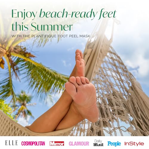 Plantifique Foot Peel Mask for Soft, Smooth Feet