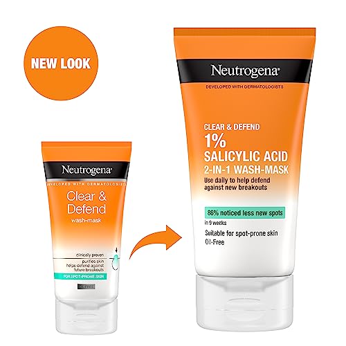 Neutrogena Clear & Defend 2-in-1 Clay Mask