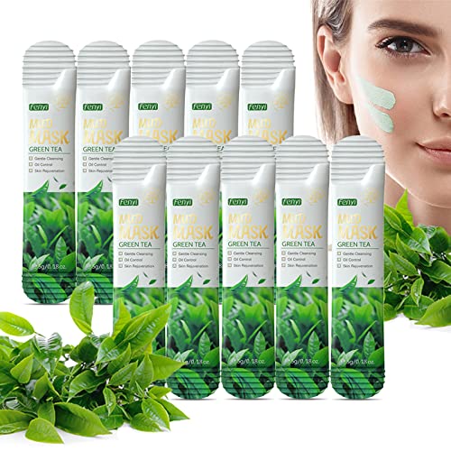 10 PCS Green Tea Detoxifying Clay Masks