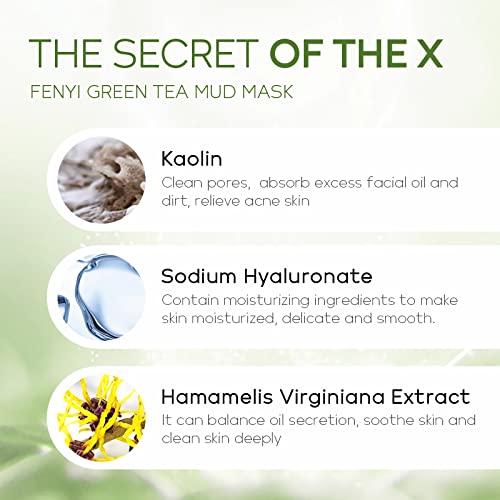 10 PCS Green Tea Detoxifying Clay Masks