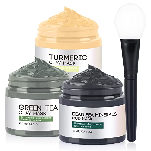 Turmeric & Dead Sea Clay Facial Mask Set