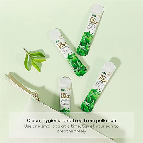 10 PCS Green Tea Detoxifying Clay Masks
