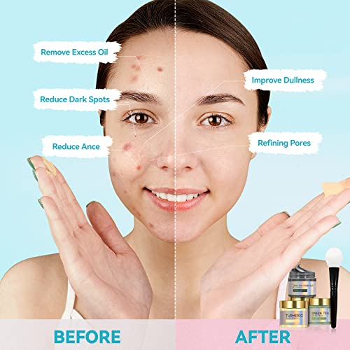 Turmeric & Dead Sea Clay Facial Mask Set
