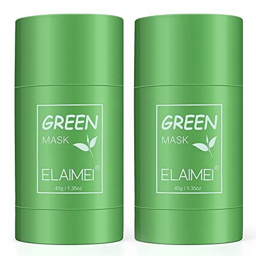 Green Tea Cleansing Face Mask Stick - 2 Pcs