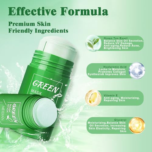 Green Tea Cleansing Mask Stick for All Skin Types