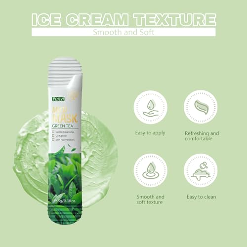 15 PCS Green Tea Clay Mud Face Masks