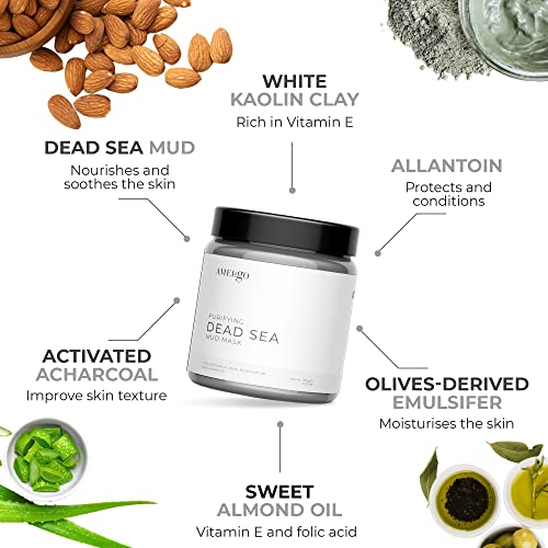 Natural Dead Sea Mud Mask with Hyaluronic Acid