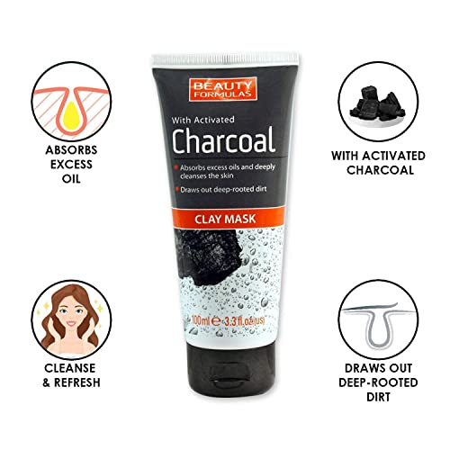 Activated Charcoal Clay Mud Mask - 100ml