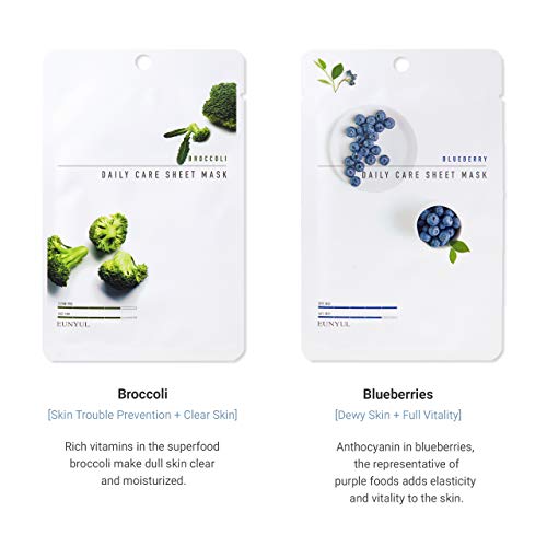 EUNYUL 12-Type Hydrating Daily Face Mask Pack