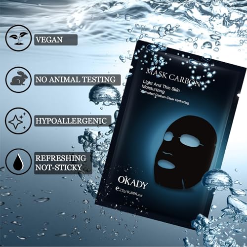 Veroa 6-Pack Activated Carbon Men’s Face Mask