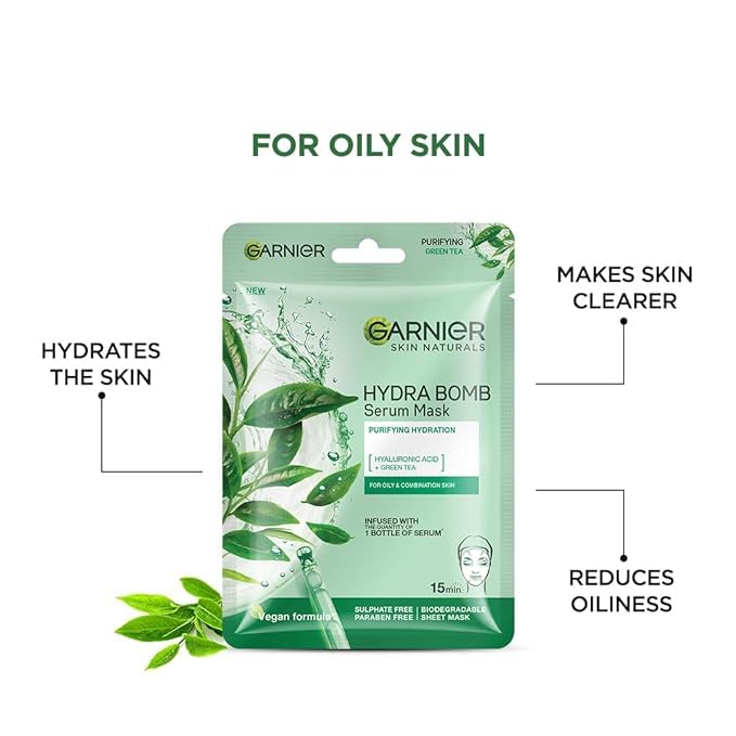 Garnier Skin Naturals Face Serum Mask Set